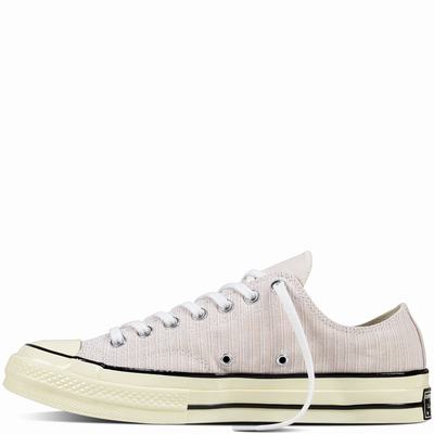 Converse Chuck Taylor All Star ‘70 Poplin Shirt Low Tops Womens - Pink/Black Shoes (936ZEMAV)